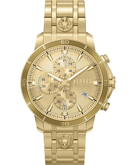 versus versace mens gold 46 mm bicocca watch vsphj1721|Versus Versace Bicocca Watch, 46mm .